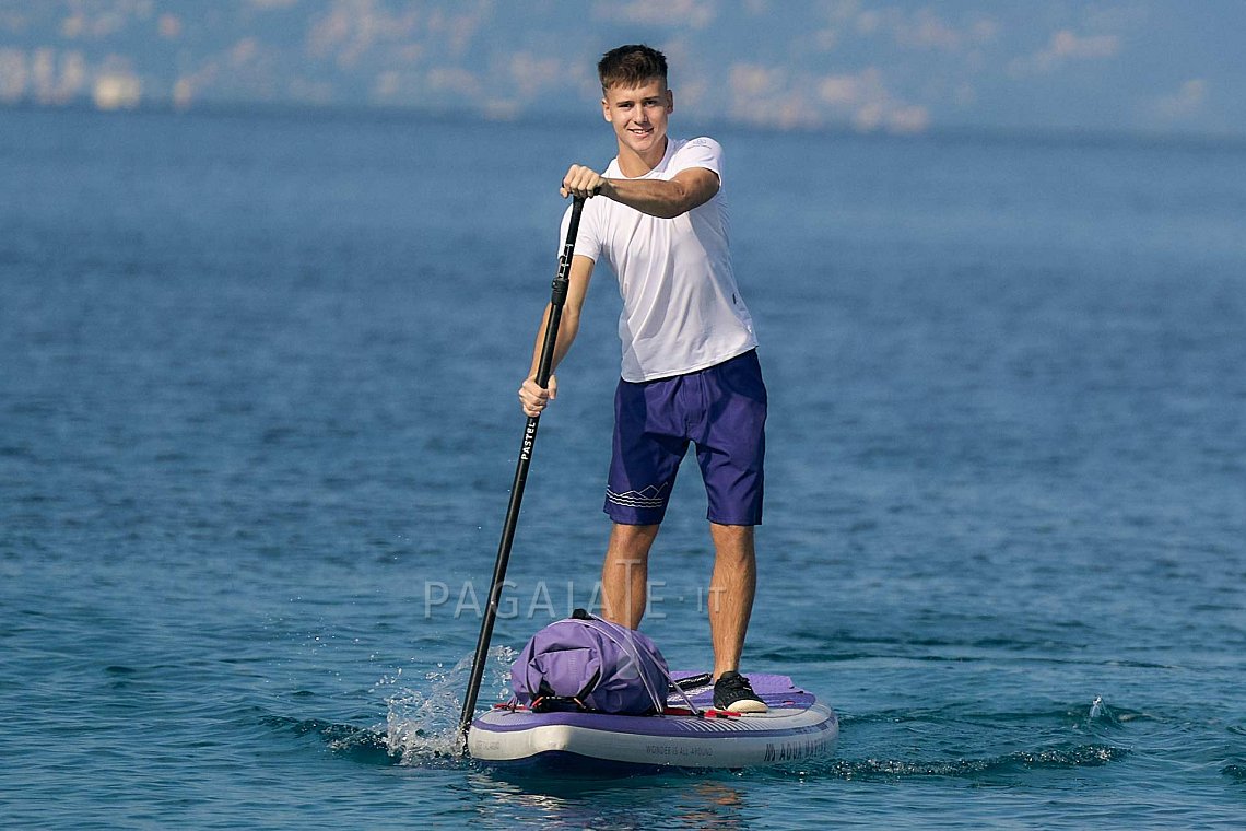 Outfit uomo 1 - viola - lycra krátký, Shorts MMA per sup