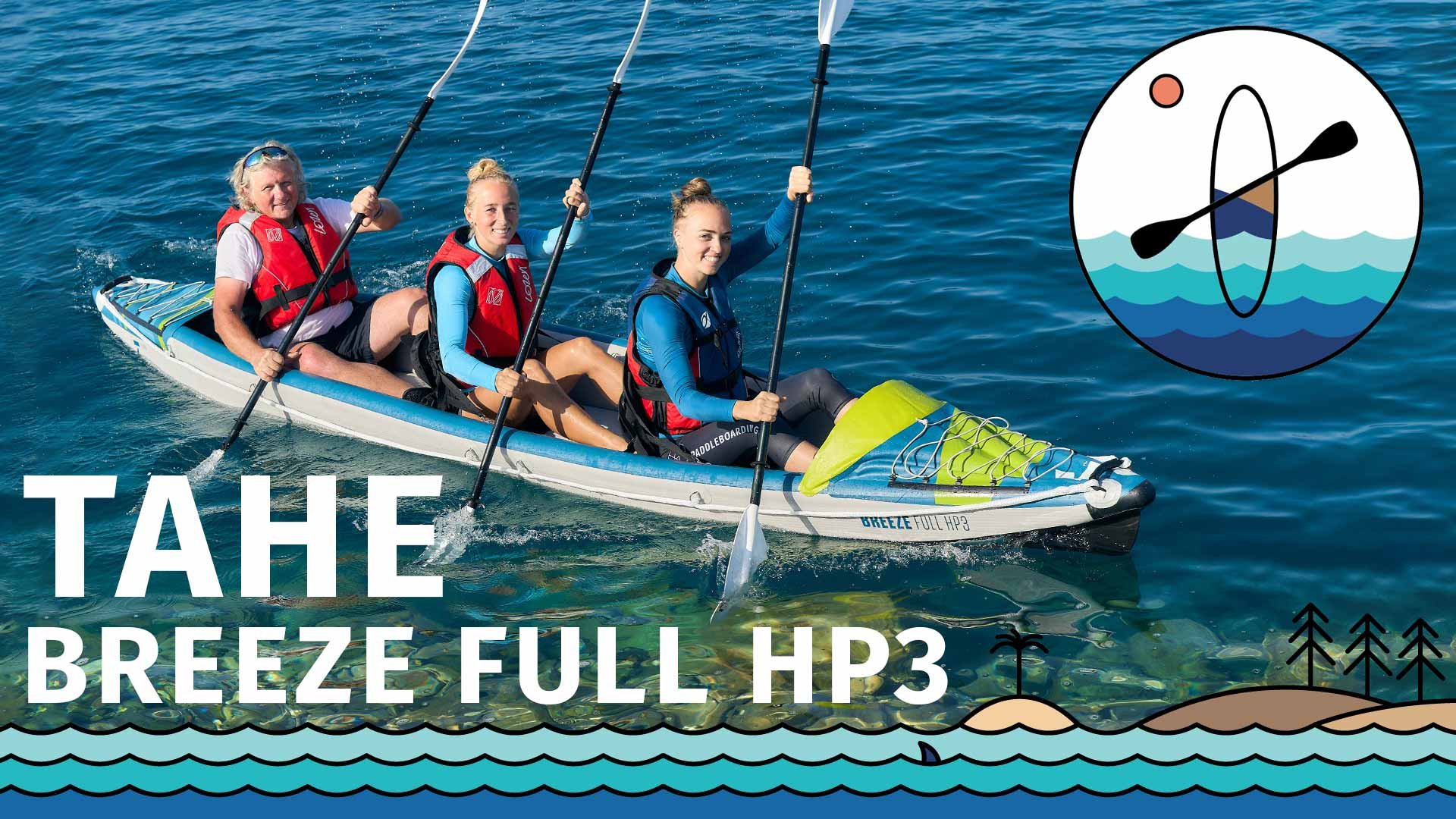 Recensione di kayak Tahe Breeze Full HP3 modello 2024 - 3 posti