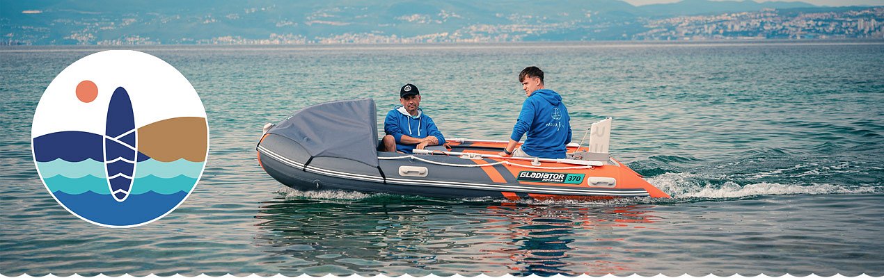 Gommoni gonfiabili con motore elettrico - 370 cm