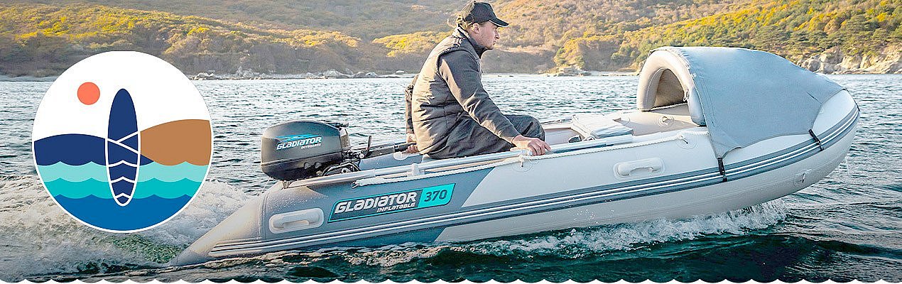 Gommoni gonfiabili con motore elettrico - colore Light gray