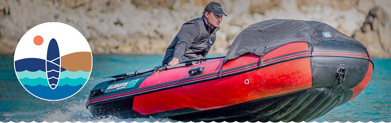 Gommoni gonfiabili con motore elettrico - colore Red, black, rosso, nero