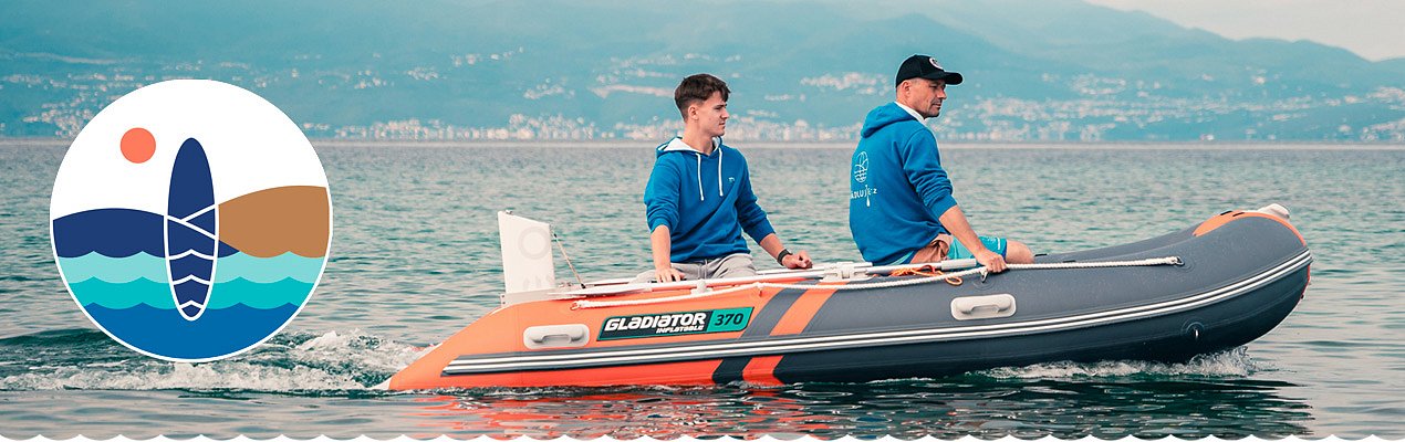Gommoni gonfiabili con motore elettrico - colore Orange, gray, arancia, grigio