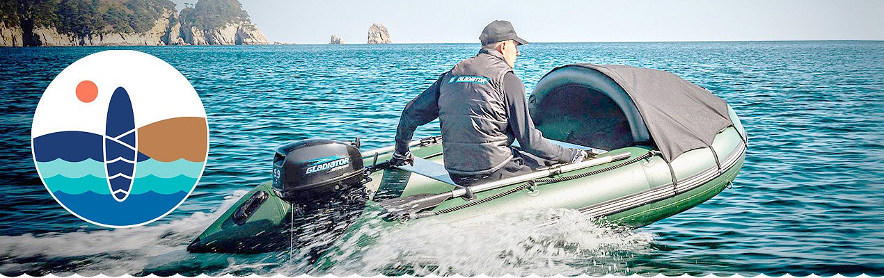 Gommoni gonfiabili con motore a scoppio - colore Green, gray verde, grigio