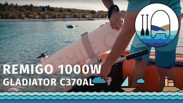 Gommone GLADIATOR C370AL con motore elettrico REMIGO 1,0kW
