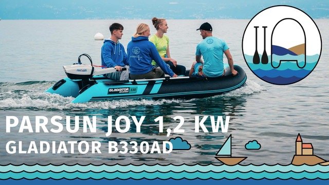 Gommone GLADIATOR B330AD con motore elettrico PARSUN
