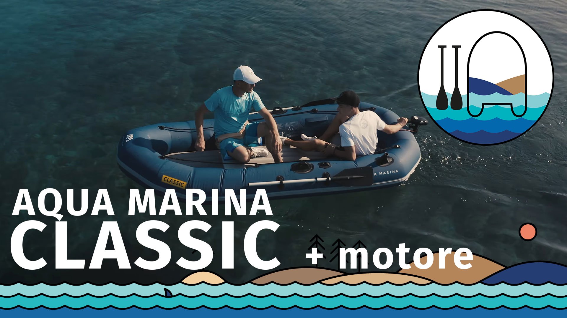 Gommone gonfiabile AQUA MARINA CLASSIC con motore