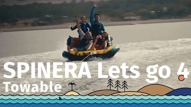 Gonfiabile da traino SPINERA LET's GO FAMILY 4