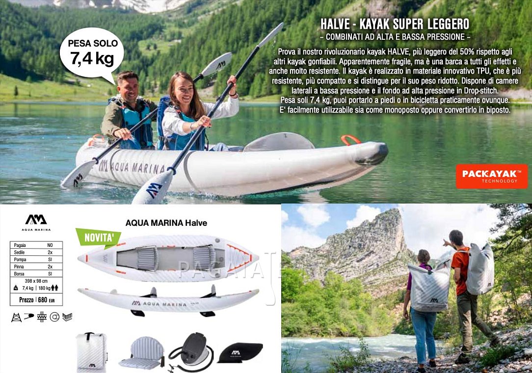 Catalogo di kayak, canoe, gommoni gonfiabili, motori da scaricare in PDF - PAGAIATE.IT - Pagaiate con noi!