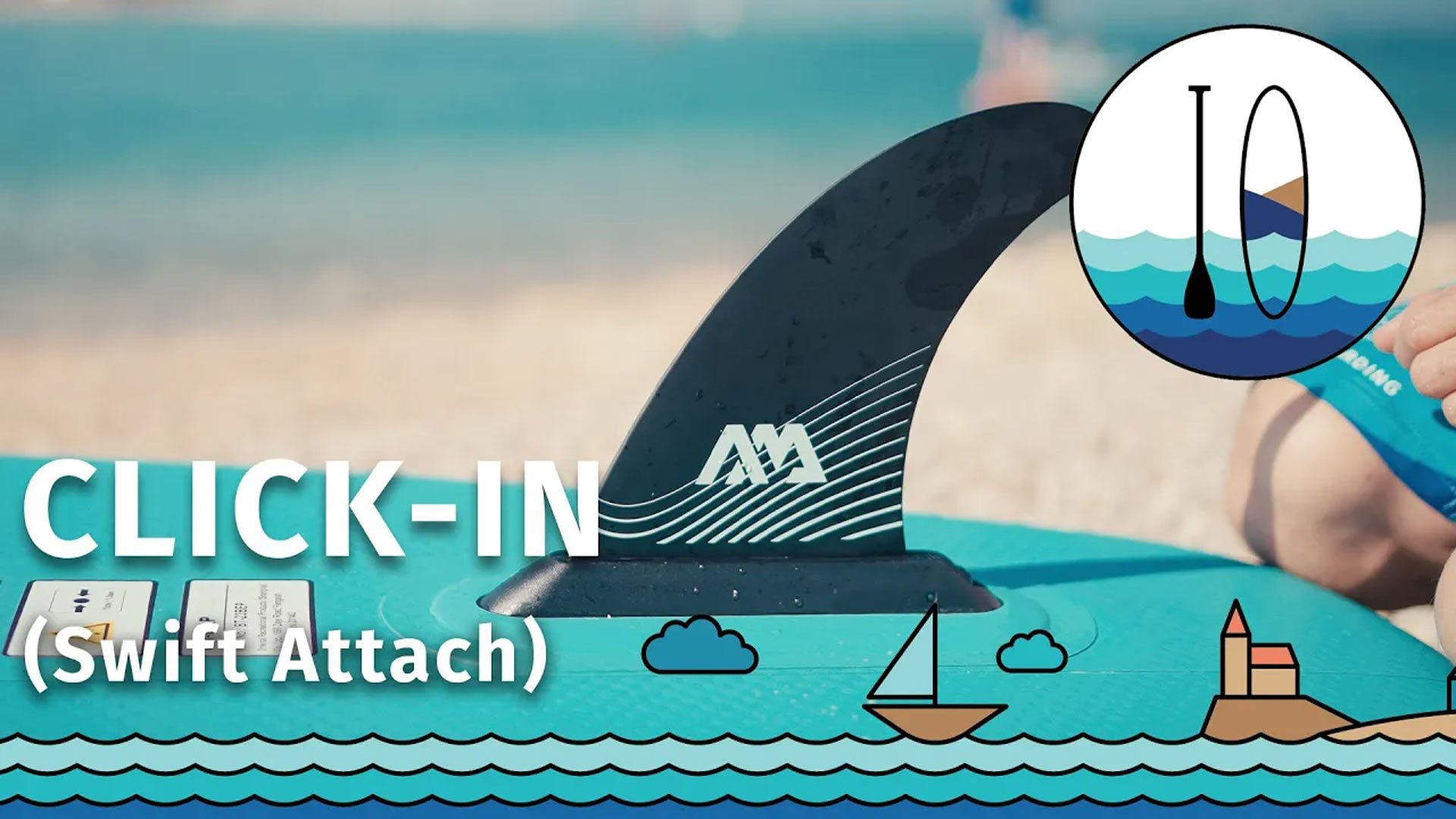Istallare la pinna CLICK-IN (Swift Attach)