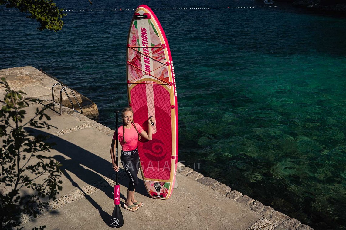 Outfit donna 10 – rosa – SUP gonfiabili GLADIATOR PRO, lycra, infradito COOL