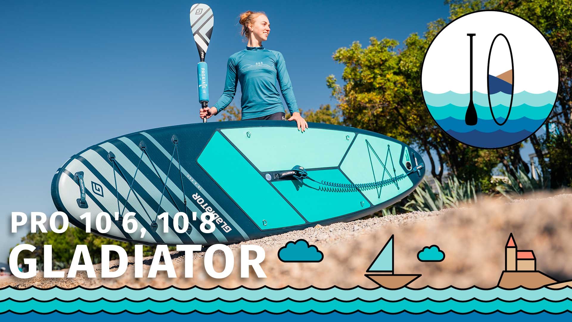 Recensione SUP GLADIATOR PRO 10'6 a 10'8 2026