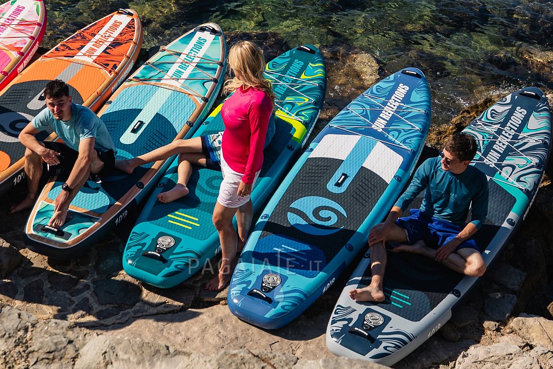 Outfit uomo 2 – giallo – SUP gonfiabili GLADIATOR PRO, lycra, infradito COOL