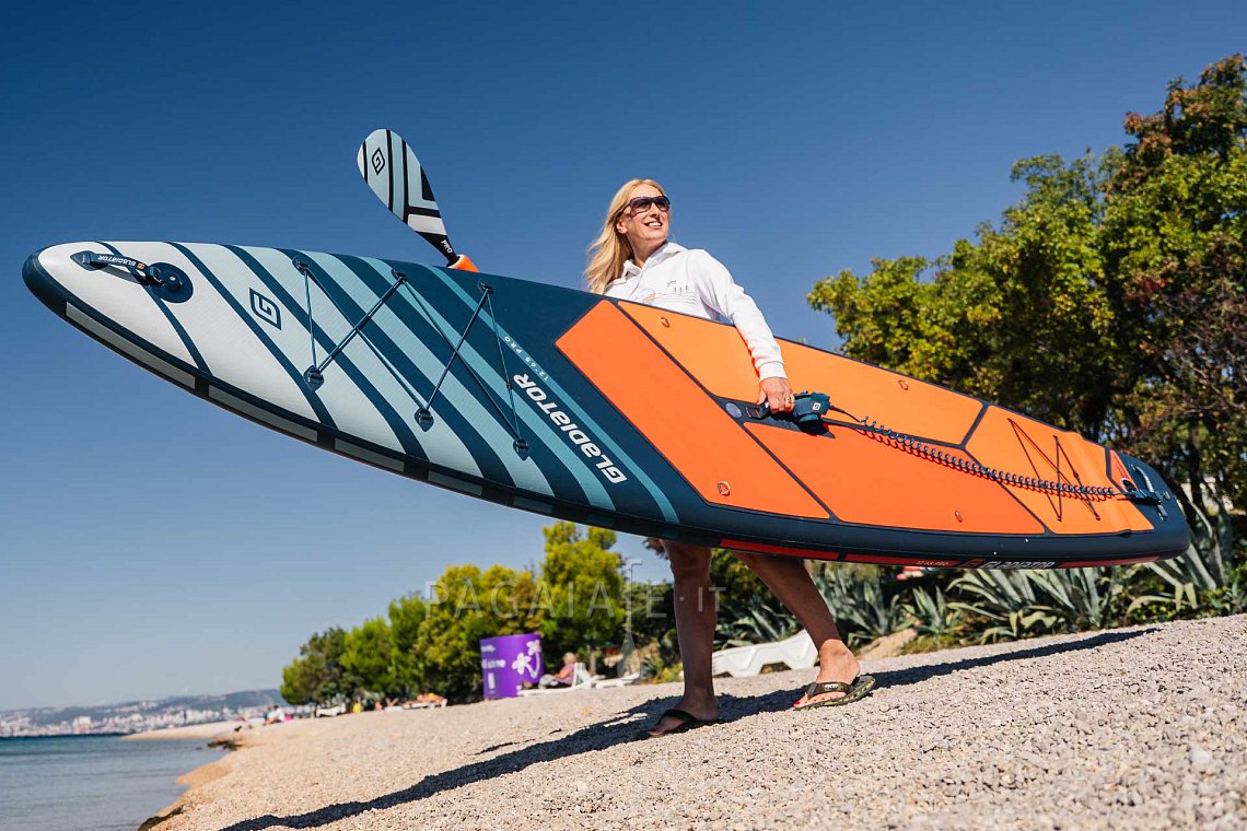 Outfit donna 3 – Arancione – SUP gonfiabili GLADIATOR PRO, lycra, infradito COOL