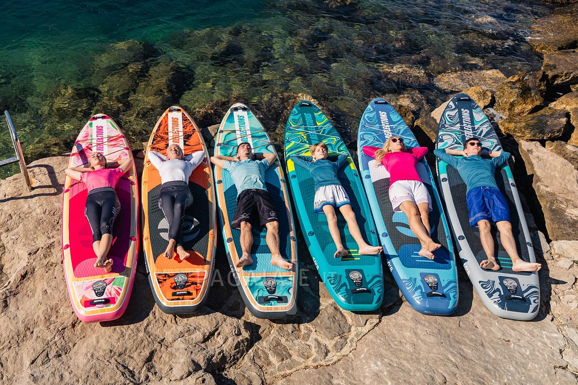 Outfit donna 4 – Arancione – SUP gonfiabili GLADIATOR PRO, lycra, infradito COOL