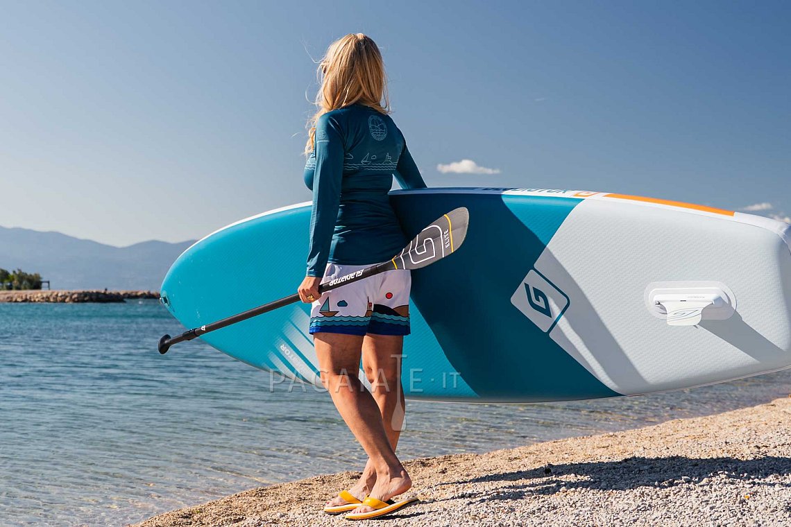 Outfit donna 10 – turchese – SUP GLADIATOR PRO, lycra, infradito COOL