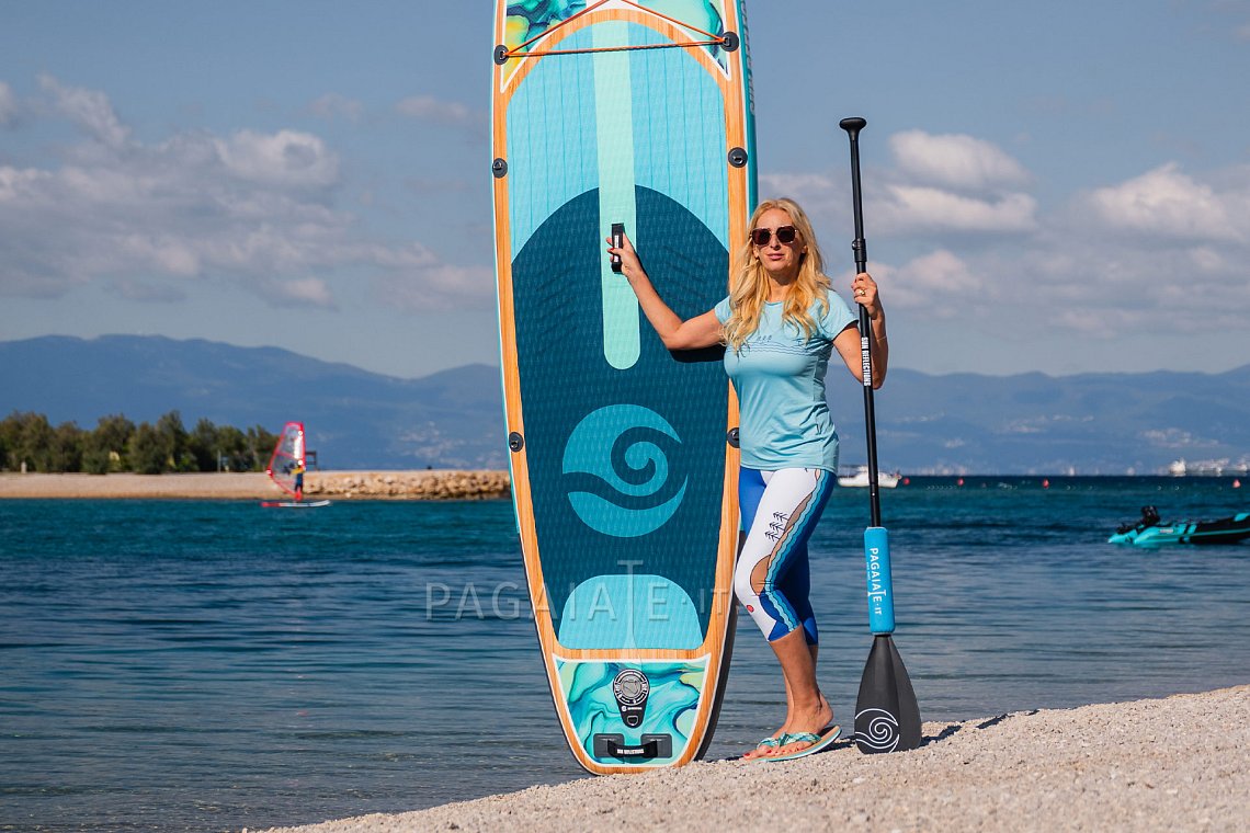 Outfit donna 12 – turchese – SUP GLADIATOR PRO, lycra, infradito COOL