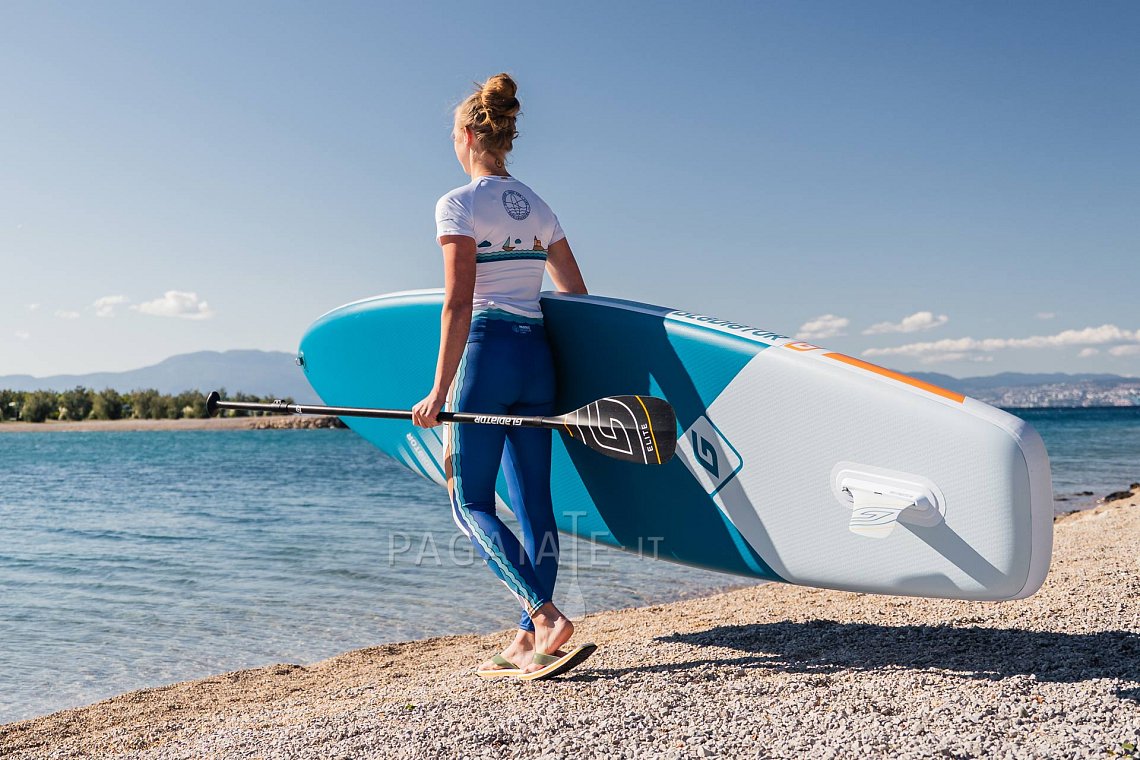 Outfit donna 9 – Blu – SUP gonfiabili GLADIATOR PRO, lycra, infradito COOL