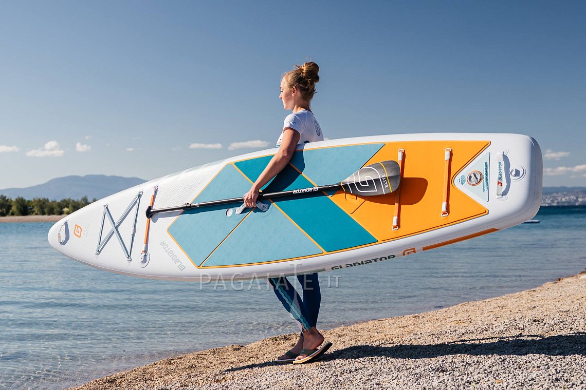 Outfit donna 9 – Blu – SUP gonfiabili GLADIATOR PRO, lycra, infradito COOL