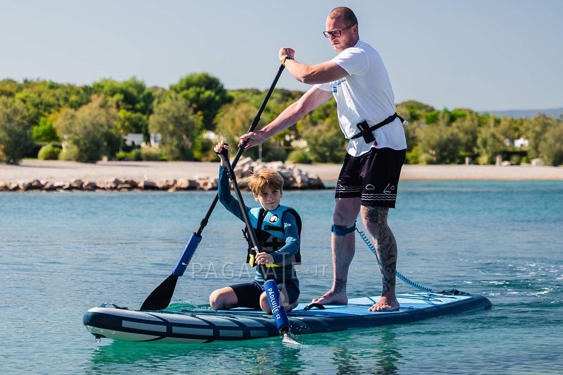 Outfit uomo 4 – Blu – SUP GLADIATOR PRO, lycra, infradito COOL