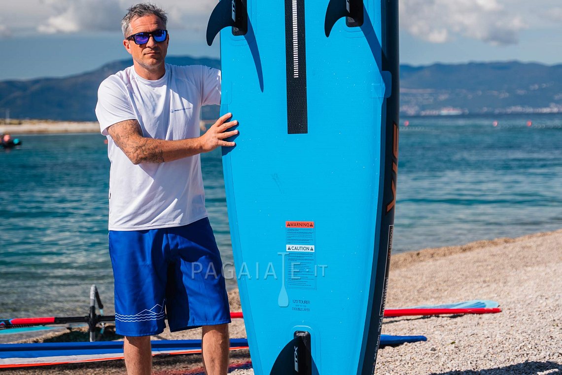 Outfit uomo 5 – Blu – SUP GLADIATOR PRO, lycra, infradito COOL