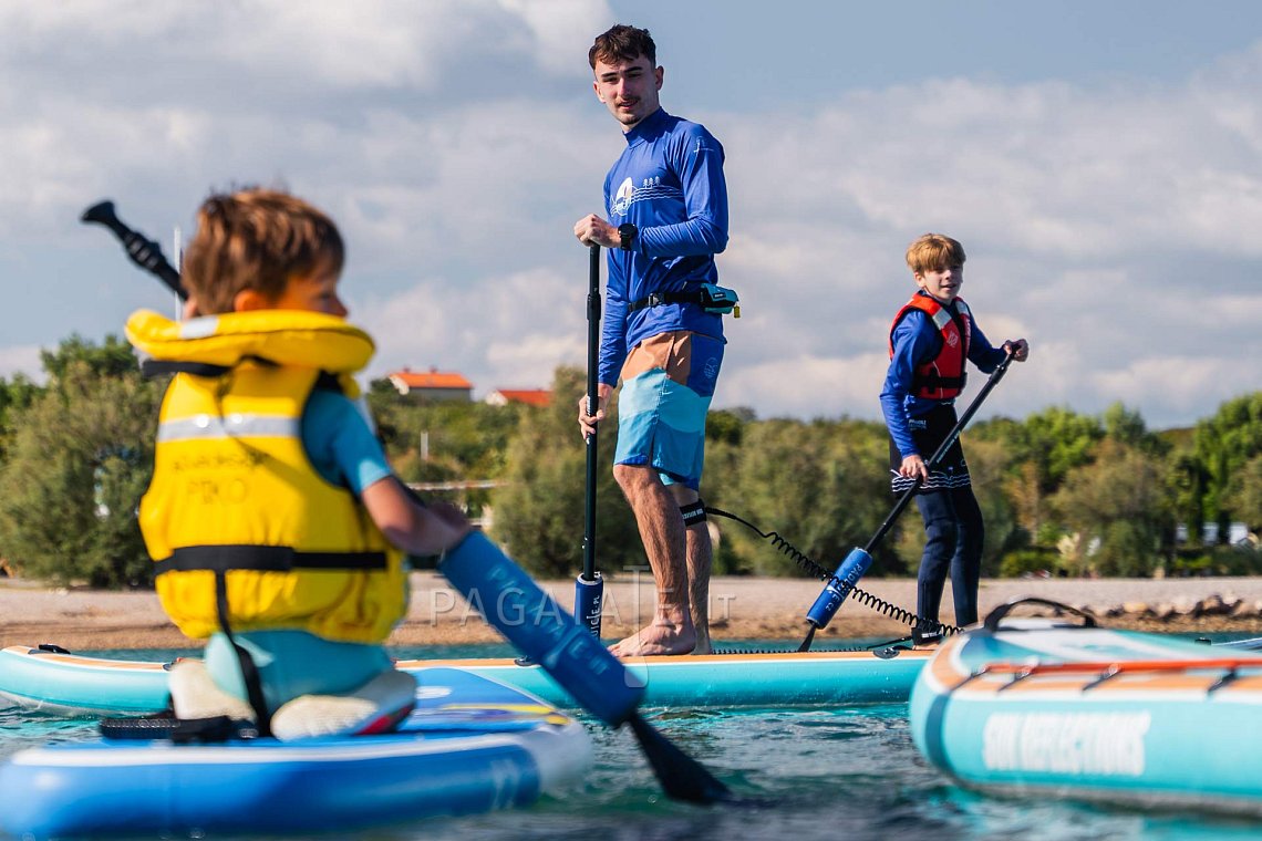 Outfit uomo 6 – Blu – SUP GLADIATOR PRO, lycra, infradito COOL