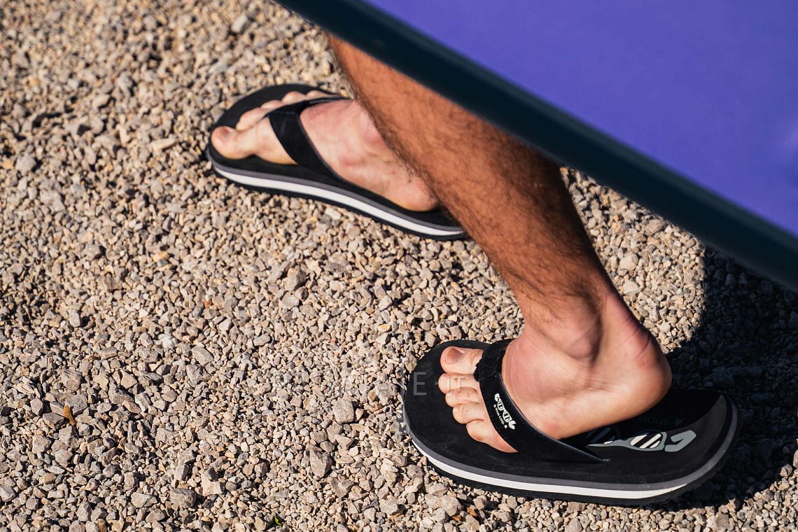 Outfit uomo 2 – viola – SUP GLADIATOR PRO, lycra, infradito COOL