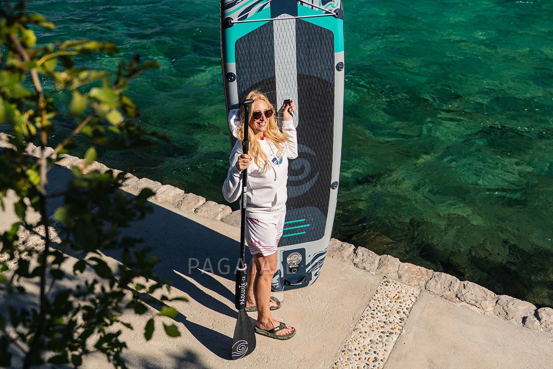 Outfit donna 5 – Nero – SUP gonfiabili GLADIATOR PRO, lycra, infradito COOL