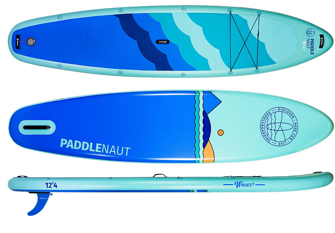 Paddleboard PADDLENAUT WAVE 11'6 COMBO - nafukovací - design