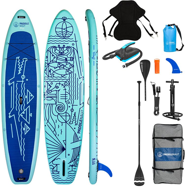 Paddleboardy PADDLENAUT PADDLENAUT CROCO 11'6. To nejlepší v jedné krabici.