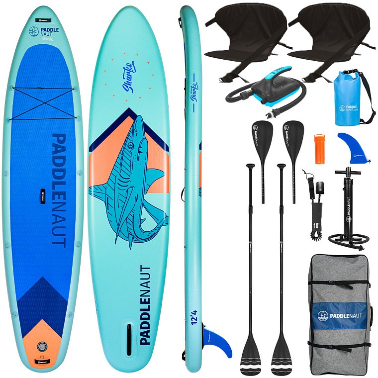 Paddleboardy PADDLENAUT SHARKO MULTI 12'4. To nejlepší v jedné krabici.