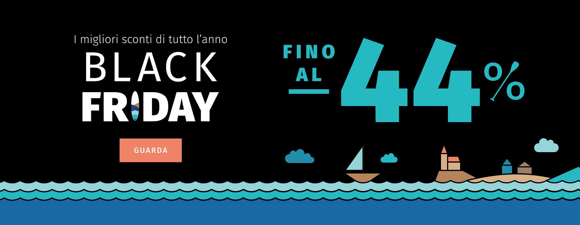 Saldi al 44% - BLACK FRIDAY 2025 - PAGAIATE.IT - Pagaiate con noi
