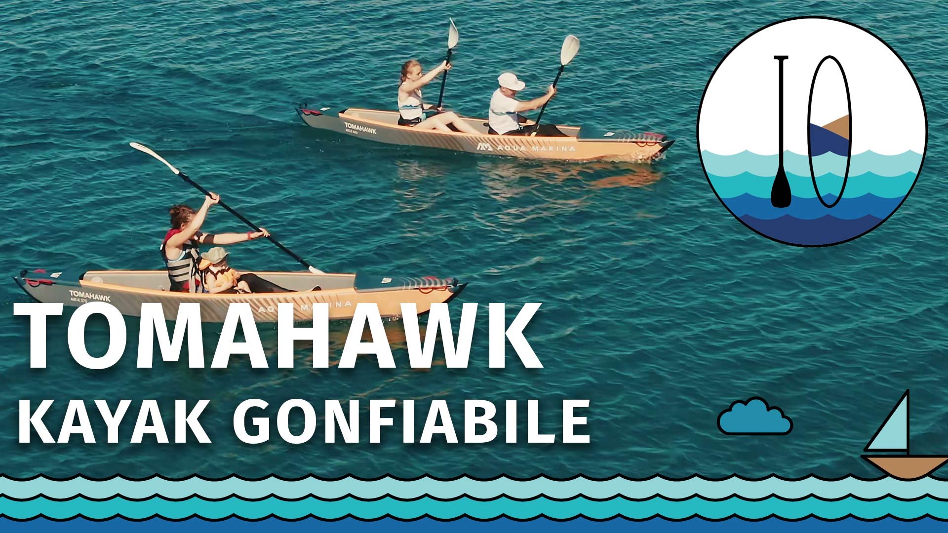 Recensione di kayak gonfiabili AQUA MARINA TOMAHAWK AIR-K
