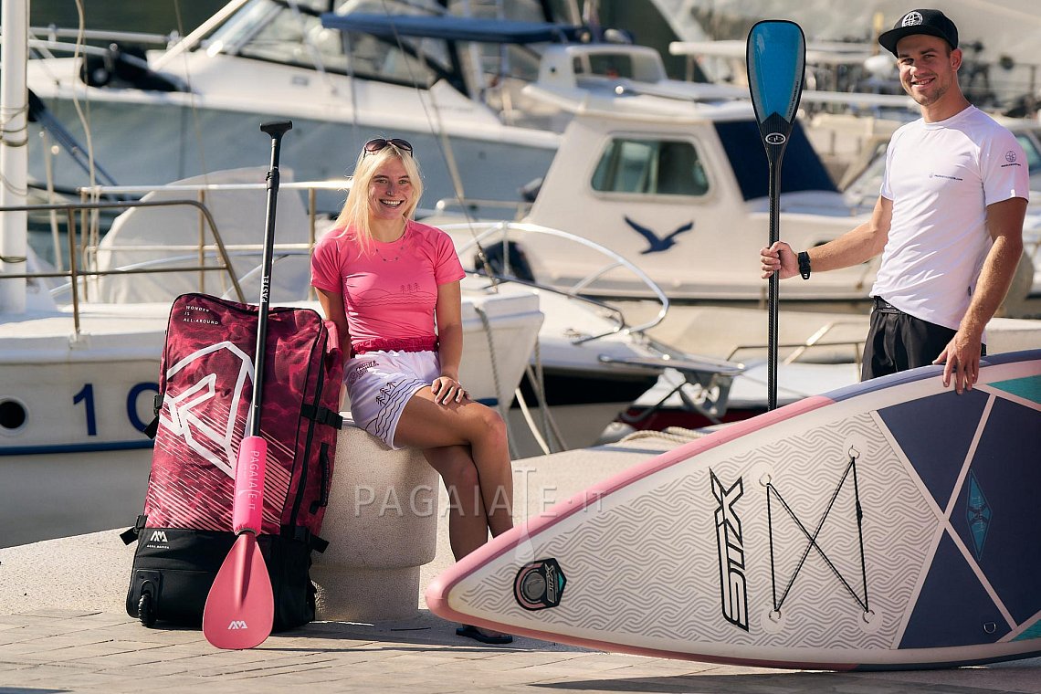 Outfit donna 1 - rosa - lycra krátká, shorts taglio comodo