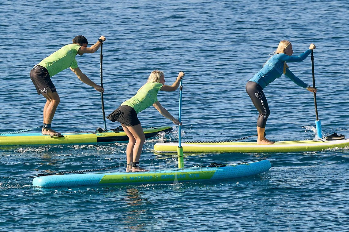 Outfit donna 1 - verde neon - manica corta in lycra, gonna da spiaggia