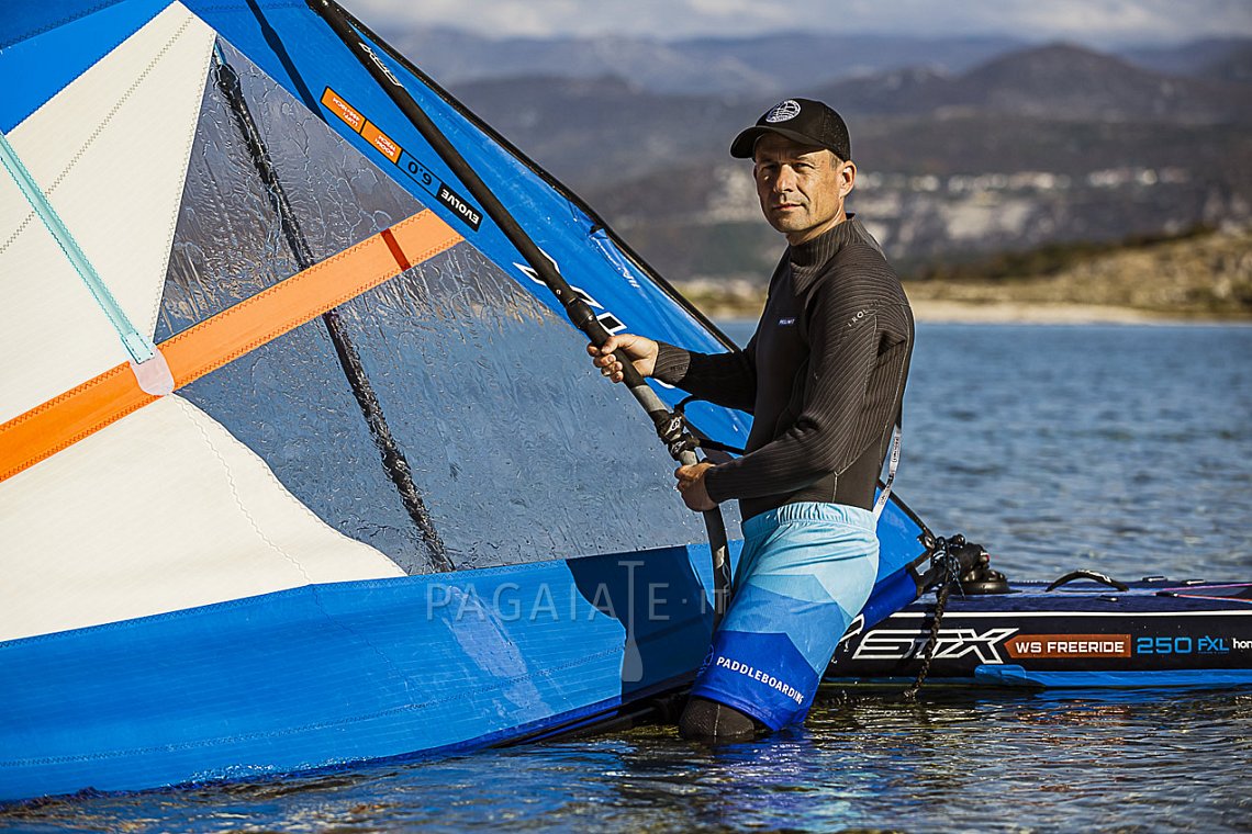 Outfit uomo 3 - blu - neoprén, shorts taglio comodo na windsurfing