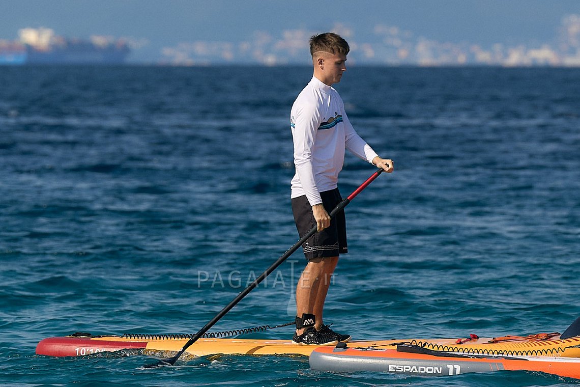 Outfit uomo 1 - arancione - lycra lunga, Shorts MMA nero per sup