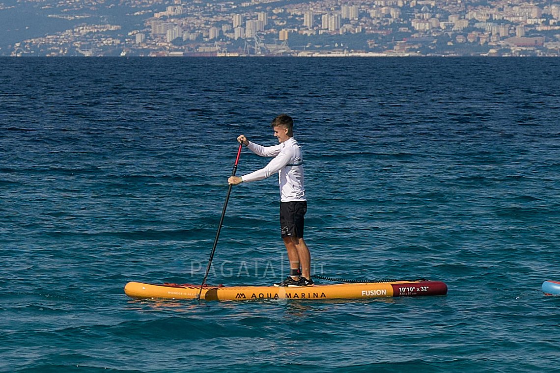 Outfit uomo 1 - arancione - lycra lunga, Shorts MMA nero per sup