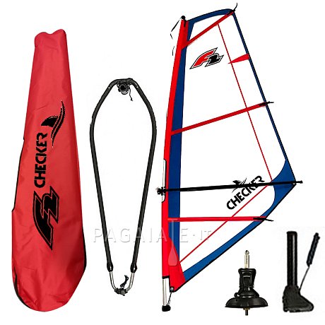 Vela F2 CHECKER RIG - per WindSUP gonfiabili