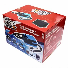 Pompa elettrica STAR 9 12V con batteria fino a 16PSI per SUP gonfiabili