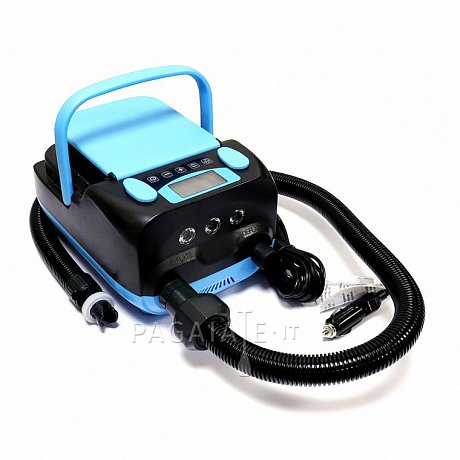 Pompa elettrica STAR 9 12V con batteria fino a 16PSI per SUP gonfiabili