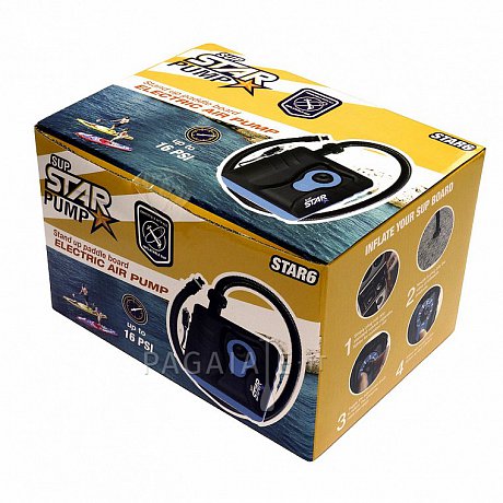 Pompa elettrica STAR 6 12V fino a 16PSI per SUP gonfiabili