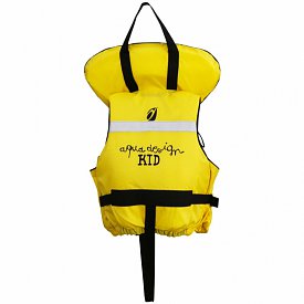 Giubbotto di salvataggio AQUADESIGN Piko giallo 100N - per bimbi