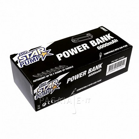 STAR POWER BANK 6000mAh per pompe 12V uso SUP gonfiabile