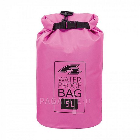 Sacca impermeabile F2 Lagoon 5l rosa per SUP