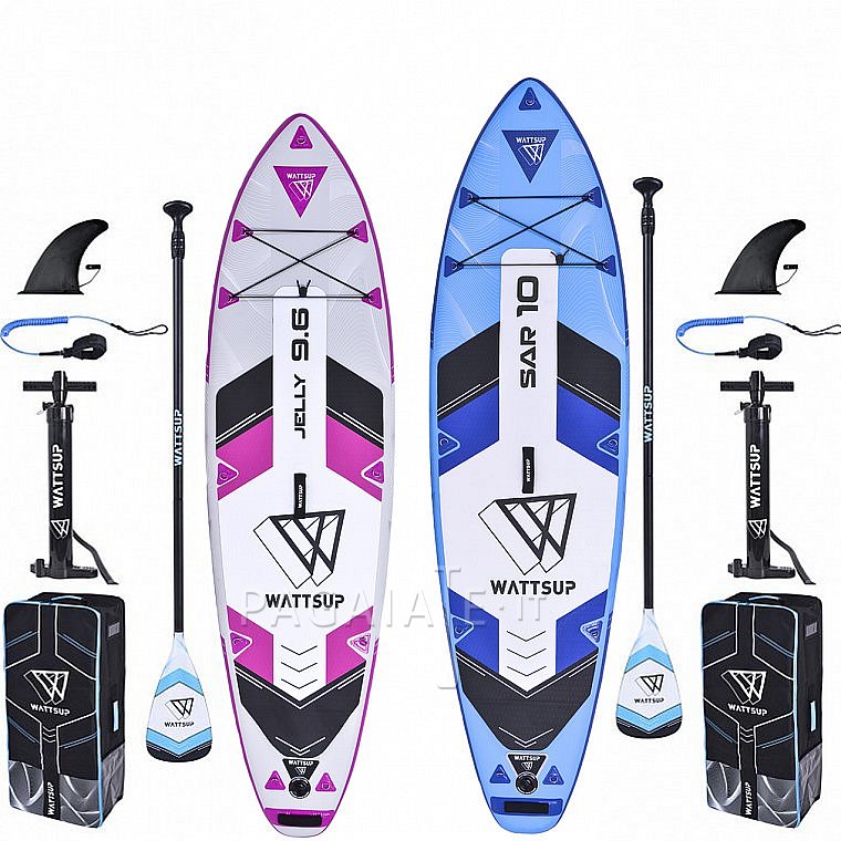 SUP WATTSUP SAR 10', JELLY 9'6 - Set famigliare - SUP gonfiabili