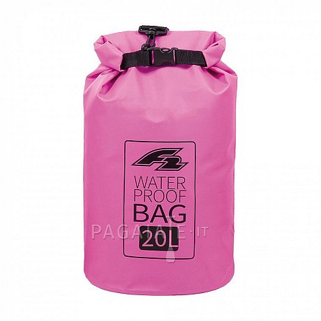 Sacca impermeabile F2 Lagoon 20l rosa per SUP