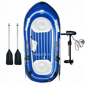 Gommone gonfiabile AQUA MARINA Wildriver blue + MOTORE AQUA MARINA T-18
