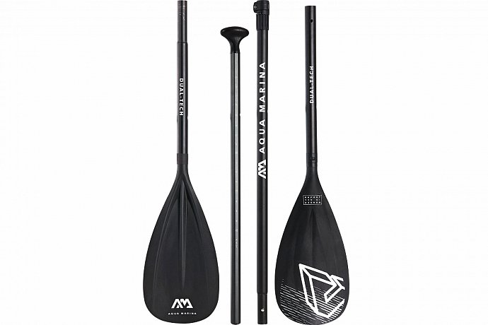 Pagaia AQUA MARINA Dual - Tech Combo in 4 sezioni per SUP o KAYAK gonfiabili