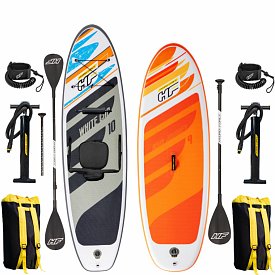 SUP HYDRO FORCE WHITE CAP COMBO, AQUA JOURNEY 9'0 - set famiglia SUP gonfiabili