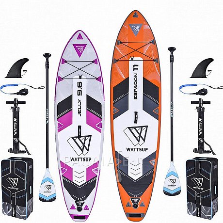 SUP WATTSUP ESPADON 11', JELLY 9'6 - Set famigliare - SUP gonfiabili
